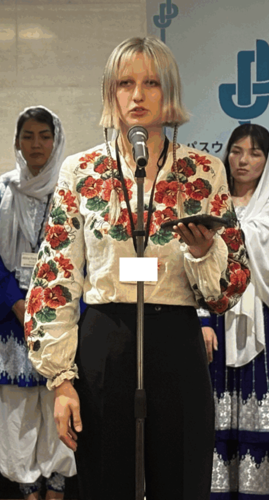 ウクライナ出身の学生