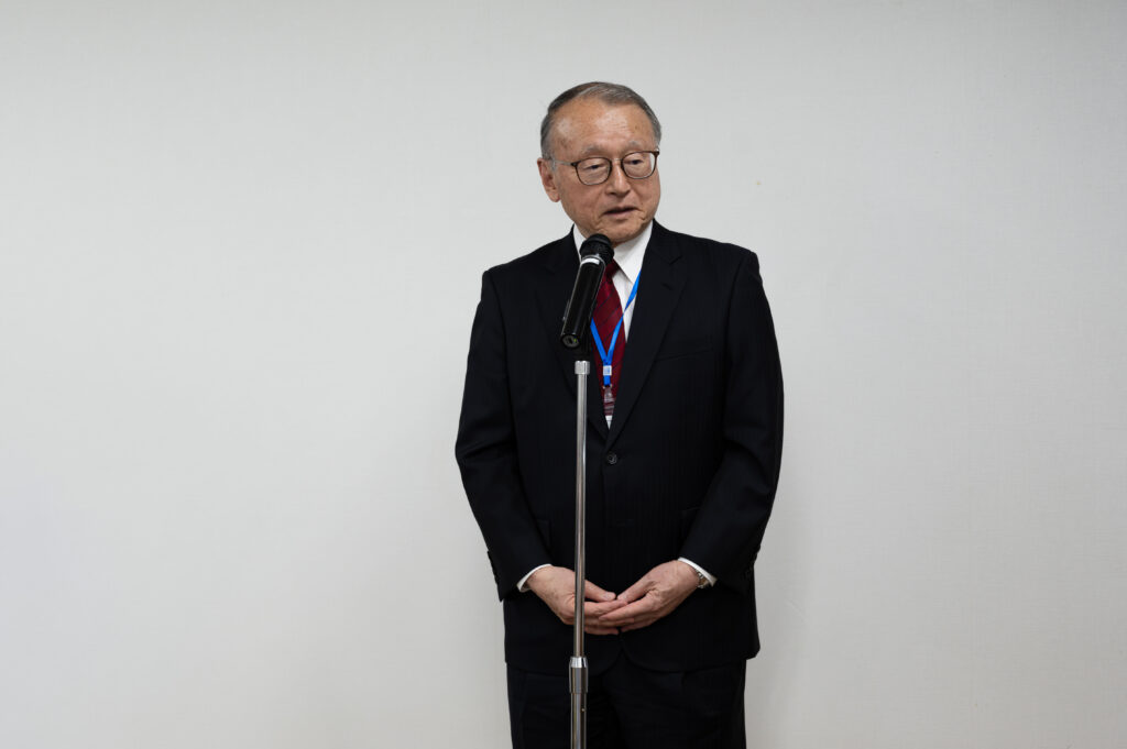 渡邉利三国際奨学金2026年度授与式　中川先生のスピーチ